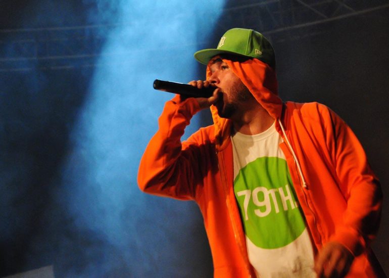 Vienio w trakcie koncertu w olsztyńskim Amfiteatrze fotografia eventowa