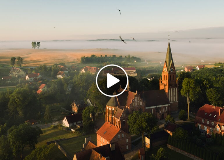 Film z drona - showreel Thousand Lakes Warmia Olsztyn 2020